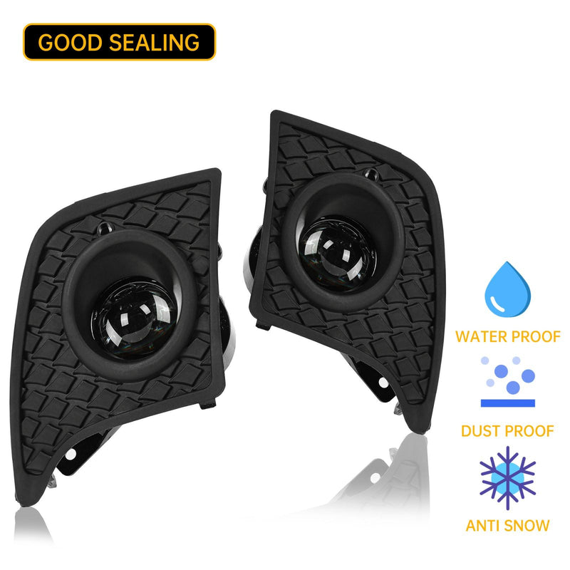 DURAFORCE For 2014-2016 Lexus IS250 IS350 F-Sport Projector Fog Lights Kit Switch+Harness