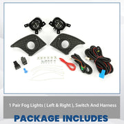 DURAFORCE For 2014-2016 Lexus IS250 IS350 F-Sport Projector Fog Lights Kit Switch+Harness