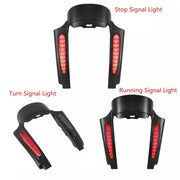 DURAFORCE Rear Fender Extension Fascia LED Light For Harley Touring CVO Street Glide 09-13