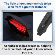 DURAFORCE Rear Fender Extension Fascia LED Light For Harley Touring CVO Street Glide 09-13