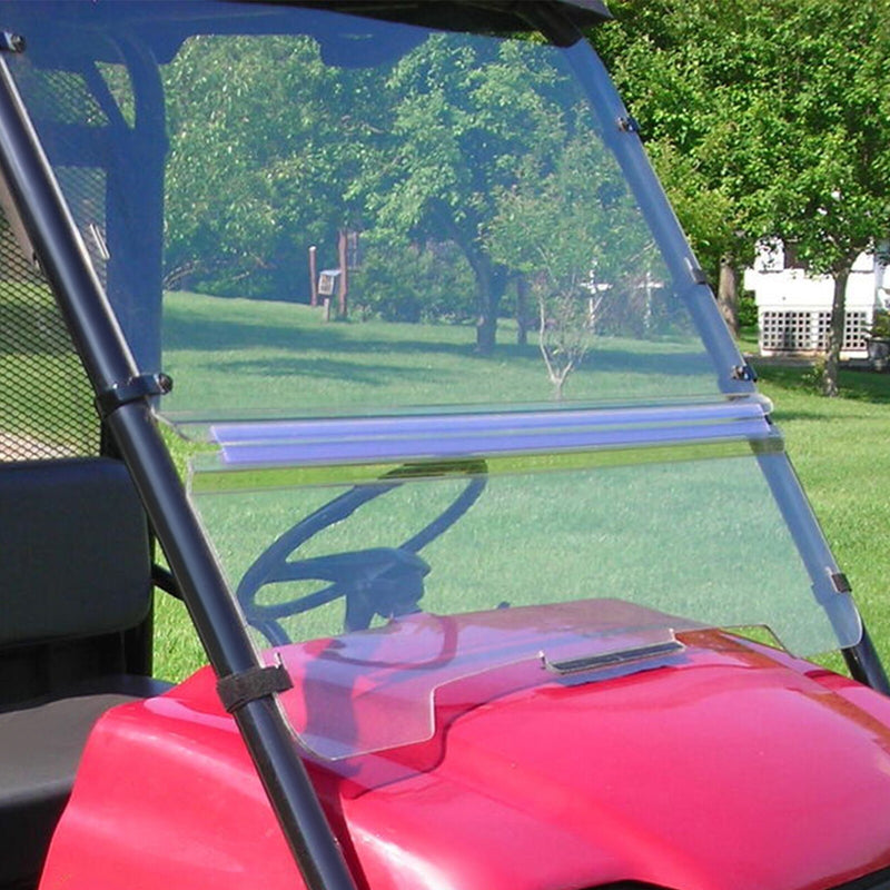 DURAFORCE For 2001-2008 Kawasaki Mule 3000/3010 Models Folding Windshield Clear W/Hardware