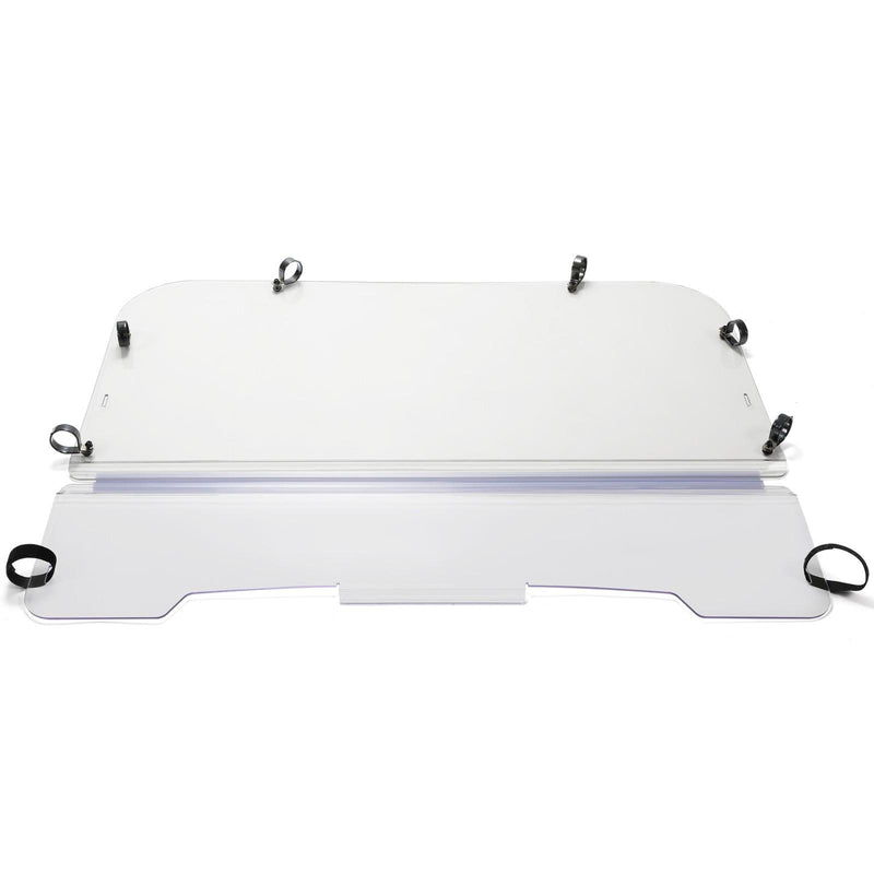 DURAFORCE For 2001-2008 Kawasaki Mule 3000/3010 Models Folding Windshield Clear W/Hardware