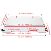 DURAFORCE For 2001-2008 Kawasaki Mule 3000/3010 Models Folding Windshield Clear W/Hardware