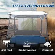 DURAFORCE For 2001-2008 Kawasaki Mule 3000/3010 Models Folding Windshield Clear W/Hardware