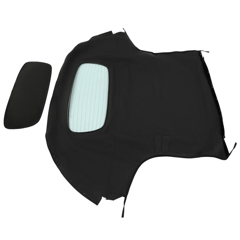 DURAFORCE Black Convertible Soft Top W/ Heated Glass Window For Mazda MX-5 Miata 2006-2014