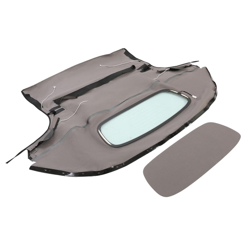 DURAFORCE Black Convertible Soft Top W/ Heated Glass Window For Mazda MX-5 Miata 2006-2014