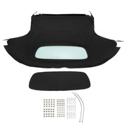 DURAFORCE Black Convertible Soft Top W/ Heated Glass Window For Mazda MX-5 Miata 2006-2014