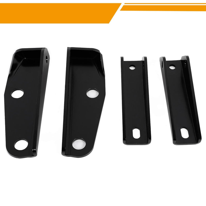 DURAFORCE Rear Shock Relocation Brackets Kit For 1963-1972 Chevy C10 C20 GMC C15 Pickup