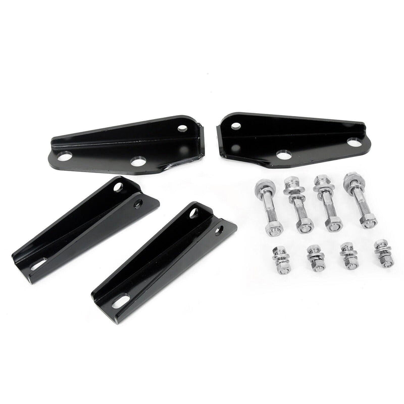 DURAFORCE Rear Shock Relocation Brackets Kit For 1963-1972 Chevy C10 C20 GMC C15 Pickup