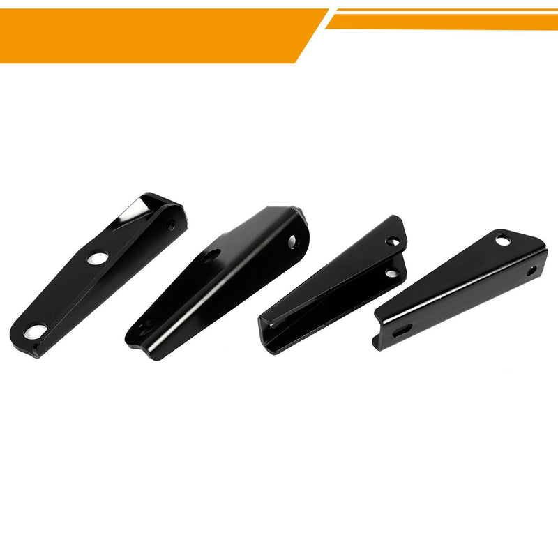 DURAFORCE Rear Shock Relocation Brackets Kit For 1963-1972 Chevy C10 C20 GMC C15 Pickup