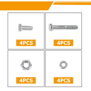 DURAFORCE Rear Shock Relocation Brackets Kit For 1963-1972 Chevy C10 C20 GMC C15 Pickup