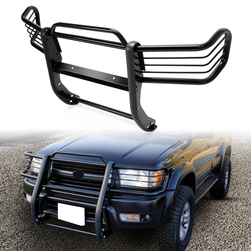 DURAFORCE Fits Toyota 4-Runner 1999-2002 Grill Headlight Brush Guard Powder-Coated Black