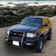 DURAFORCE Fits Toyota 4-Runner 1999-2002 Grill Headlight Brush Guard Powder-Coated Black