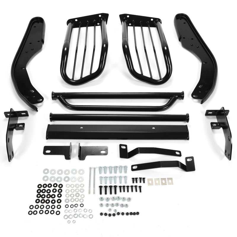 DURAFORCE Fits Toyota 4-Runner 1999-2002 Grill Headlight Brush Guard Powder-Coated Black