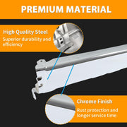 DURAFORCE Rear Step Bumper Face Bar Steel For Toyota 4Runner SR5 Base 1996-2002 #TO1102219