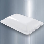 DURAFORCE 18" x 26" For RV Camper Skylight Exterior White Skylight Cover Roof Top