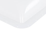DURAFORCE 18" x 26" For RV Camper Skylight Exterior White Skylight Cover Roof Top