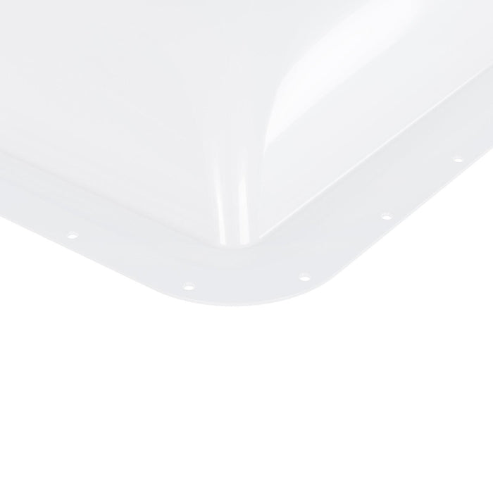 DURAFORCE 18" x 26" For RV Camper Skylight Exterior White Skylight Cover Roof Top