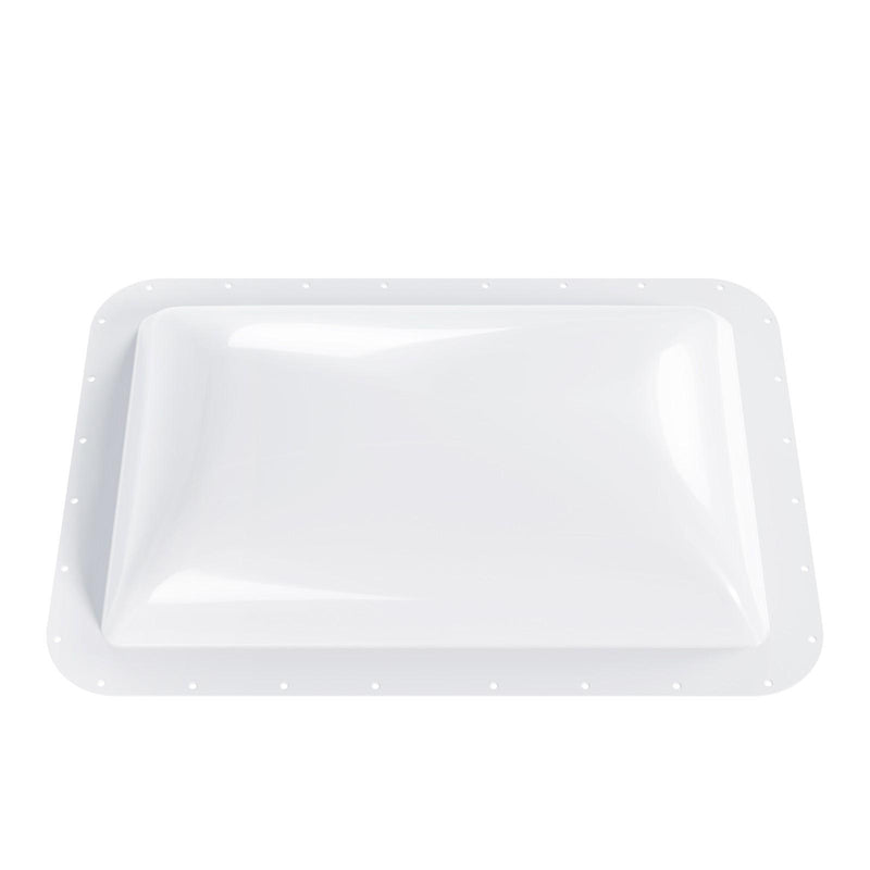 DURAFORCE 18" x 26" For RV Camper Skylight Exterior White Skylight Cover Roof Top