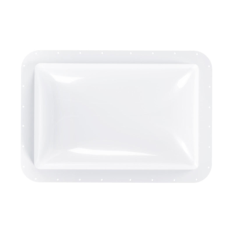 DURAFORCE 18" x 26" For RV Camper Skylight Exterior White Skylight Cover Roof Top