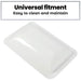 DURAFORCE 18" x 26" For RV Camper Skylight Exterior White Skylight Cover Roof Top