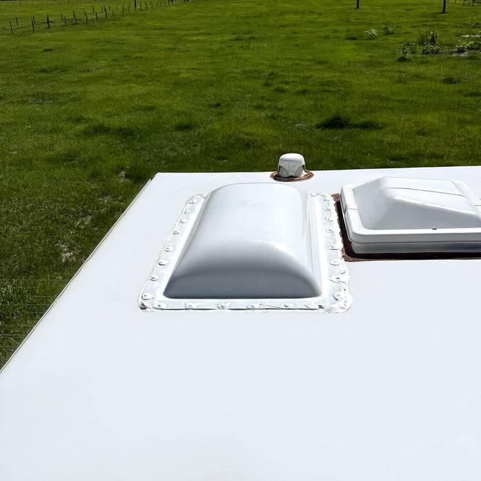DURAFORCE 18" x 26" For RV Camper Skylight Exterior White Skylight Cover Roof Top