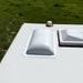 DURAFORCE 18" x 26" For RV Camper Skylight Exterior White Skylight Cover Roof Top