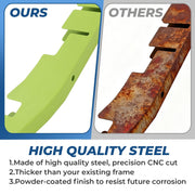 DURAFORCE Mid Frame Rail Rust Repair Kit Pair Green For Ford F150 Extended Cab 4WD 2004-08