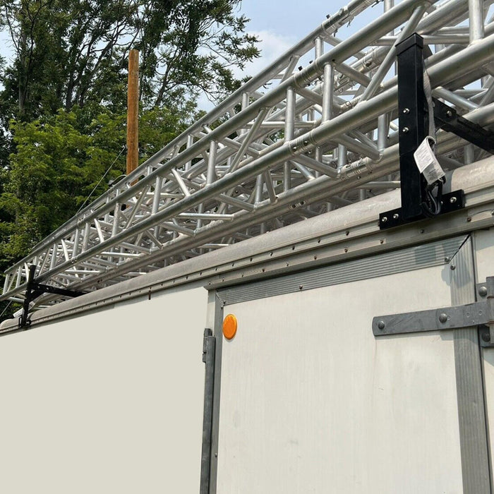 DURAFORCE 72"-108" Adjustable Ladder Roof Rack For Enclosed Trailers Cargo Vans Trucks