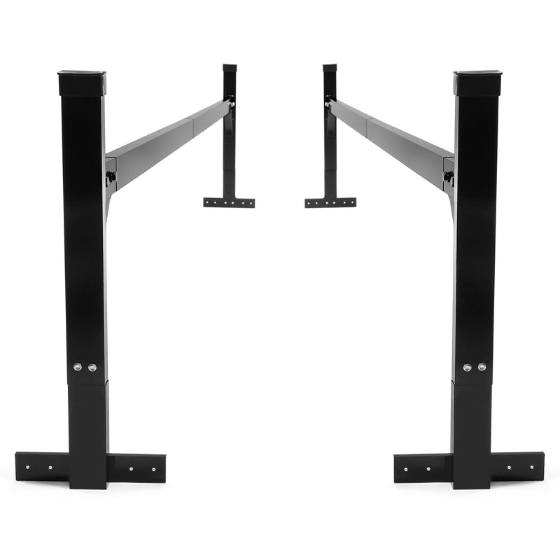 DURAFORCE 72"-108" Adjustable Ladder Roof Rack For Enclosed Trailers Cargo Vans Trucks