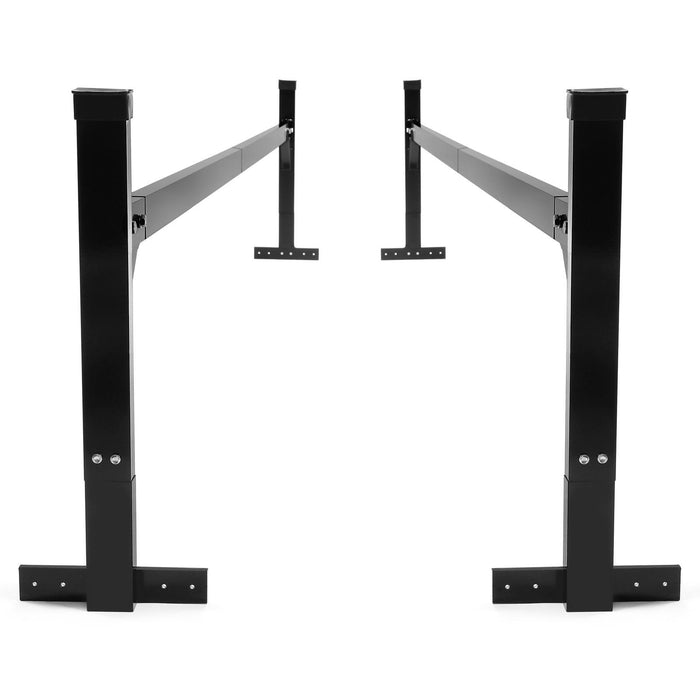 DURAFORCE 72"-108" Adjustable Ladder Roof Rack For Enclosed Trailers Cargo Vans Trucks