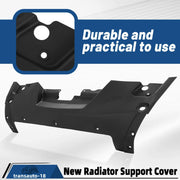 DURAFORCE Radiator Support Cover Front Upper Fit For Jeep Cherokee 2014-18 2015 2016 2017
