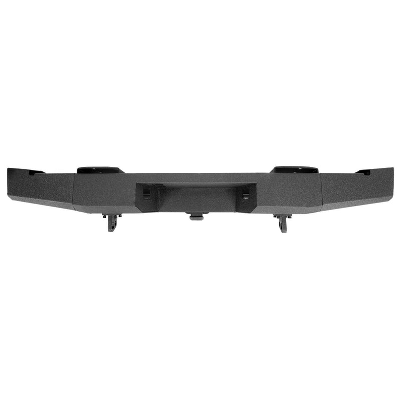 DURAFORCE Rear Bumper Heavy Duty Steel For Ford F150 15-20 W/ TOW HITCH & Sensor Holes
