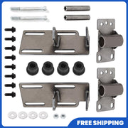 DURAFORCE For 88-99 C1500 TRUCK K5 2WD Engine Mount Adapter Swap Kit LSx LS1 LS Raw Steel