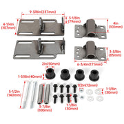 DURAFORCE For 88-99 C1500 TRUCK K5 2WD Engine Mount Adapter Swap Kit LSx LS1 LS Raw Steel