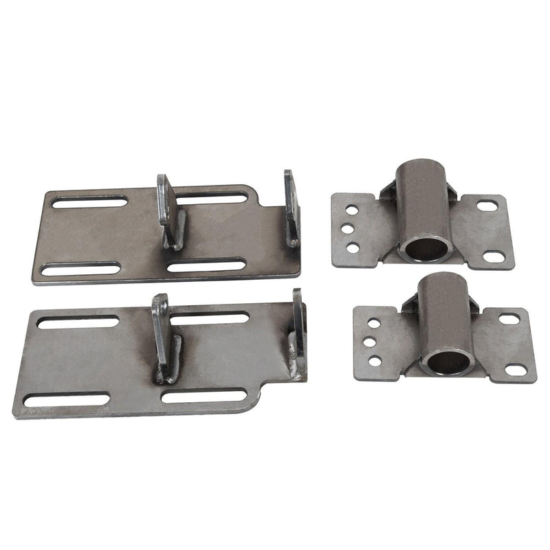 DURAFORCE For 88-99 C1500 TRUCK K5 2WD Engine Mount Adapter Swap Kit LSx LS1 LS Raw Steel