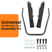 DURAFORCE Pair Universal Racing Dual Seat Slider Base Mount Rail Bracket Track Assembly