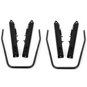 DURAFORCE Pair Universal Racing Dual Seat Slider Base Mount Rail Bracket Track Assembly