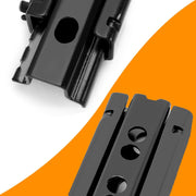 DURAFORCE Pair Universal Racing Dual Seat Slider Base Mount Rail Bracket Track Assembly