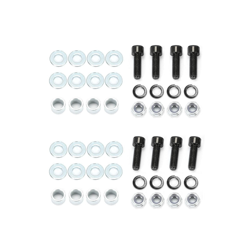 DURAFORCE Pair Universal Racing Dual Seat Slider Base Mount Rail Bracket Track Assembly