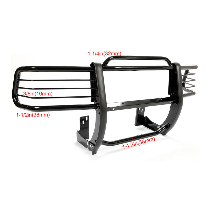 DURAFORCE Fits 1998-2004 Chevy Chevrolet S-10 Blazer-S Jimmy Envoy Black Grill Brush Guard