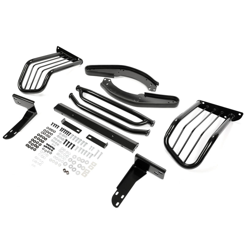 DURAFORCE Fits 1998-2004 Chevy Chevrolet S-10 Blazer-S Jimmy Envoy Black Grill Brush Guard