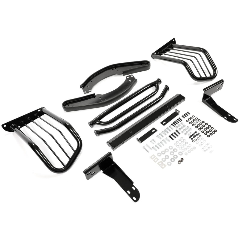 DURAFORCE Fits 1998-2004 Chevy Chevrolet S-10 Blazer-S Jimmy Envoy Black Grill Brush Guard