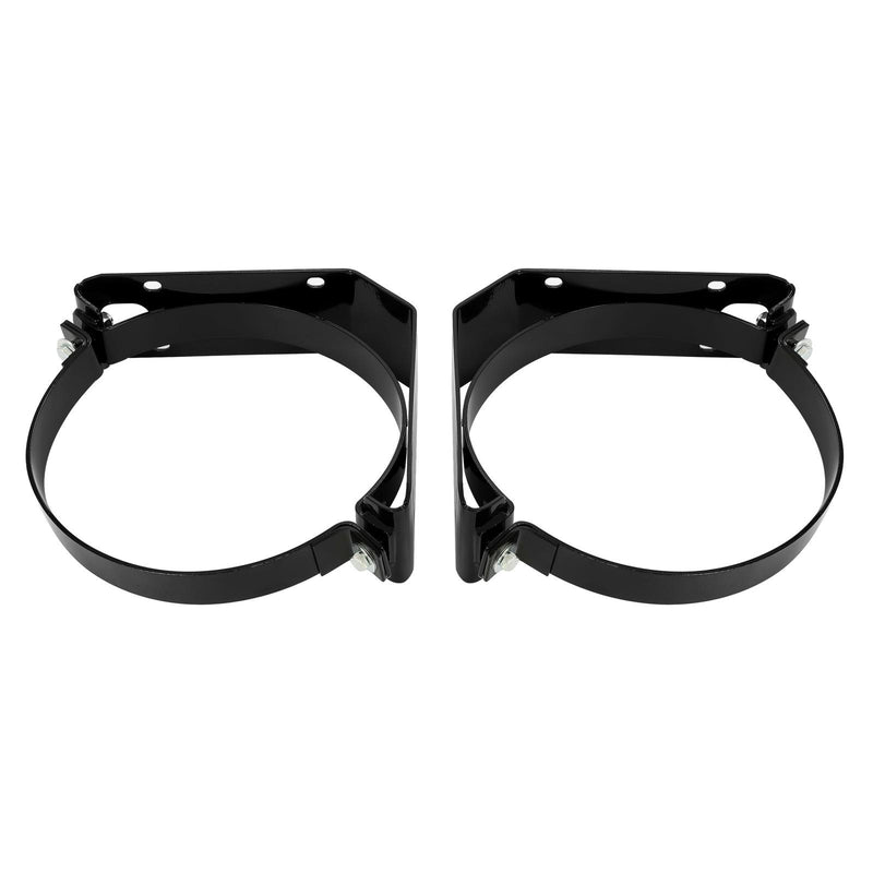 DURAFORCE For 100LB Propane Fuel Tank Bracket Straps Heavy Duty Weld Bolt On Lpg Cylinder