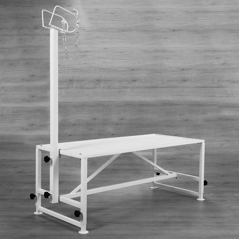 DURAFORCE 51"x23" Goat Milk Livestock Stand Husbandry Trimming Adjustable Height 19"-33"