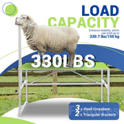 DURAFORCE 51"x23" Goat Milk Livestock Stand Husbandry Trimming Adjustable Height 19"-33"
