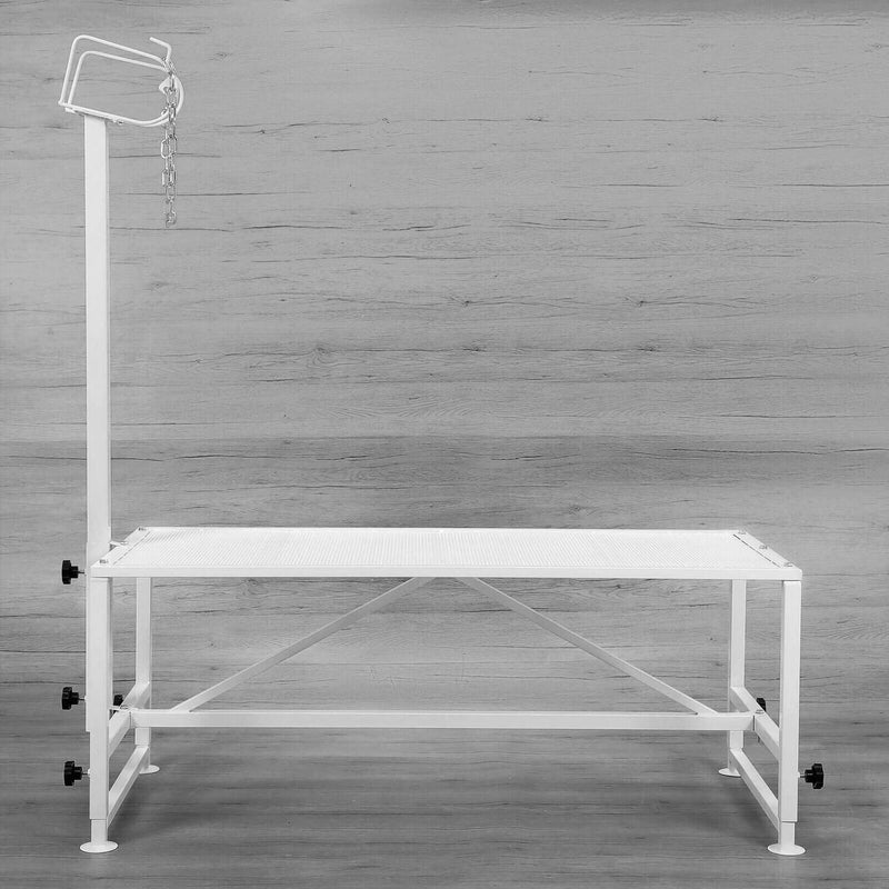 DURAFORCE 51"x23" Goat Milk Livestock Stand Husbandry Trimming Adjustable Height 19"-33"