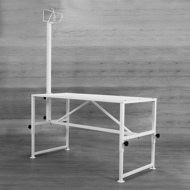 DURAFORCE 51"x23" Goat Milk Livestock Stand Husbandry Trimming Adjustable Height 19"-33"