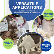 DURAFORCE 51"x23" Goat Milk Livestock Stand Husbandry Trimming Adjustable Height 19"-33"
