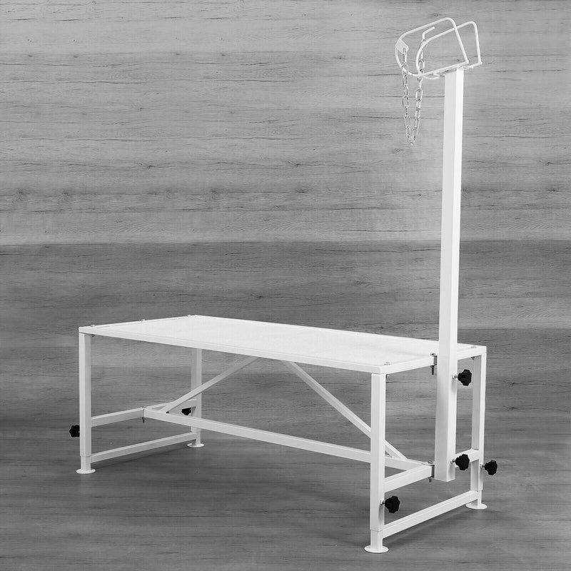 DURAFORCE 51"x23" Goat Milk Livestock Stand Husbandry Trimming Adjustable Height 19"-33"